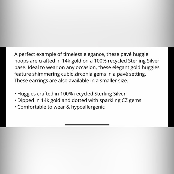 Ana Luisa Medium Suzanne Huggies Earrings - Picture 10 of 10